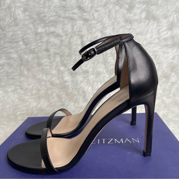 NEW STUART WEITZMAN NUDISTSONG STRAP
SANDAL IN BLACK SIDE 9 - Picture 8 of 15